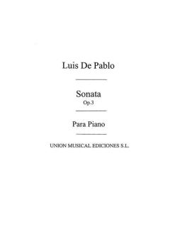 Sonata op. 3 for Piano 