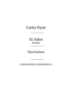 El Adios Serenata For Guitar 