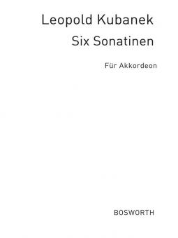 6 Sonatinen für Akkordeon 