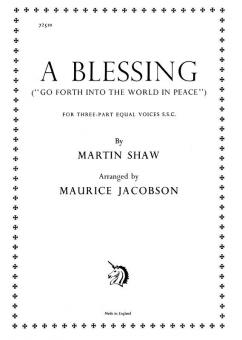 Shaw, M. A Blessing SSA/Piano 