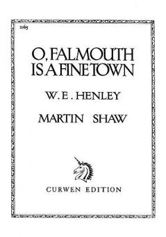 Shaw, M. O,falmouth Is A Fine Town Voice/Piano 