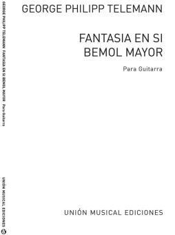 Fantasia En Si Bemol Mayor (Azpiazu) For Guitar 