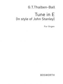Tune in E for Organ 