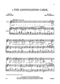 Thiman, e The Flower of Bethlehem Voice and Piano 