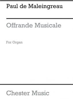 Offrande Musicale Op. 18 No.1 