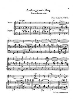 Hungarian Dances Op. 30 No. 8 'Csak Egy Szep Lany' 