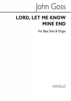 Lord Let Know Mine End 