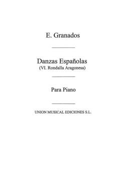 Danza Espanola No. 6 Rondalla Aragonesa for Piano 