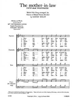 Two Welsh Folk Songs SAB/Piano 