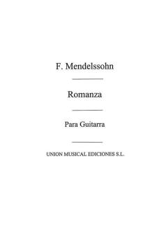 Romanza (Llobet) For Guitar 