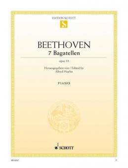 7 Bagatelles Op. 33 Standard