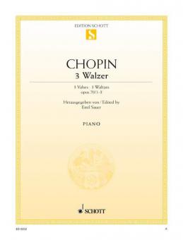 Three Waltzes G-Sharp Major, A-Flat Major and D-Flat Major Op. 70/1-3 Standard