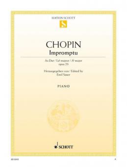 Impromptu A-Flat Major Op. 29 Standard