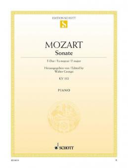 Sonata F Major K 332 Standard