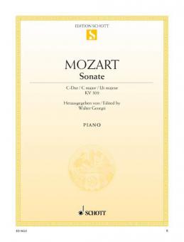 Sonata C Major K 309 Standard