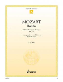 Rondo D Major K 485 Standard