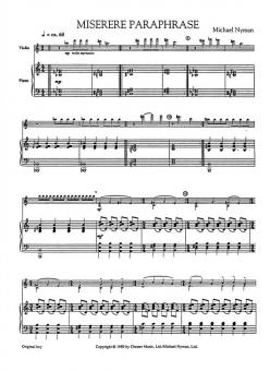 Miserere Paraphrase 