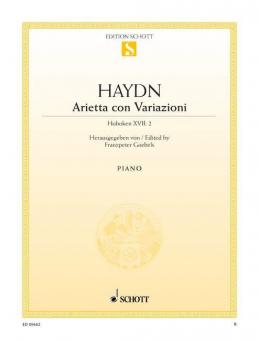 Aria with Variations Hob. XVII:2 Standard