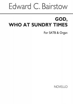 God Who At Sundry Times 