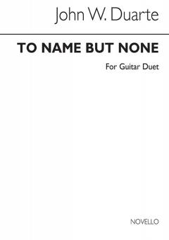 To Name But None For 2 Guitars 