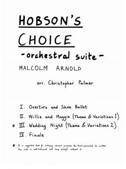 Hobson's Choice 