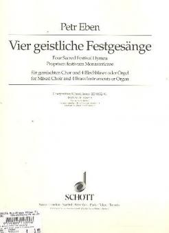 4 Sacred Festival Hymns Standard