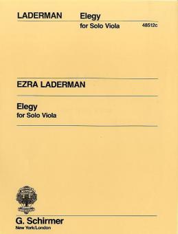 Elegy For Solo Viola 