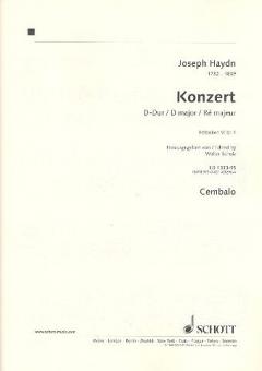 Concerto D Major Hob. VIIb:4 Standard
