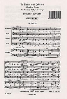 Te Deum And Jubilate 