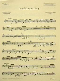 Organ Concerto No. 4 F Major Op. 4/4 HWV 292 Standard