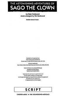 The Astonishing Adventures Of Sago The Clown Script 