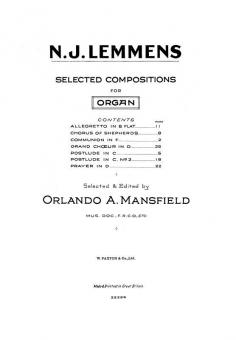 Selected Compositions Organ 