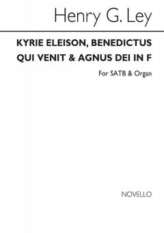 Kyrie Eleison, Benedictus Qui Venit And Agnus Dei 