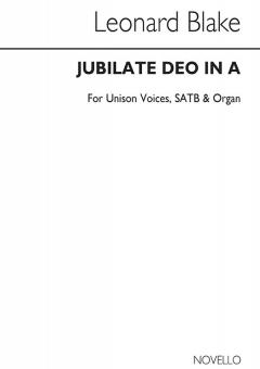 Jubilate Deo In A 