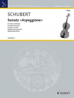 Sonata Arpeggione A Minor D 821 Standard