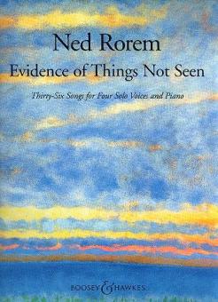 Evidence of Things Not Seen 