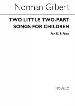 Two Little Two-Part Songs For Children 