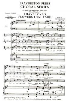I Have Loved Flowers That Fade 