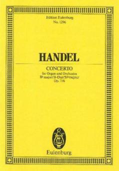 Organ Concerto No. 12 B Major Op. 7/6 HWV 311 