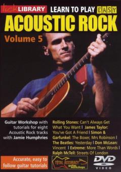 Learn To Play Easy Acoustic Rock Vol. 5 