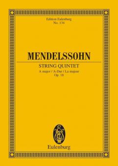 String Quintet A Major Op. 18 Standard