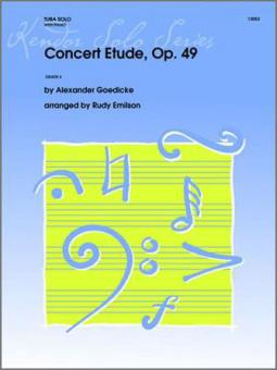 Concert Etude Op. 49 