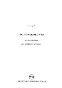 Jeg Horer Regnen 