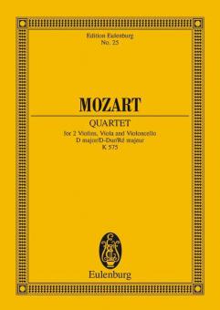 Quartet D Major K.575 Standard