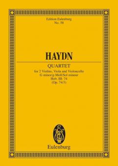 String Quartet G Minor, Reiter Op. 74/3 Hob. III: 74 Standard