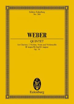 Quintet Bb Major Op. 34 Jv 182; Wev P.11 Standard