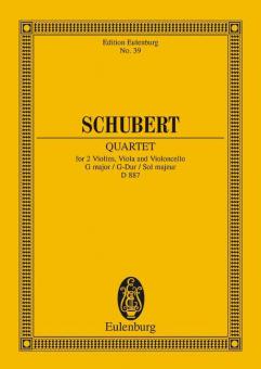 String Quartet G Major Op. 161 D 887 Standard