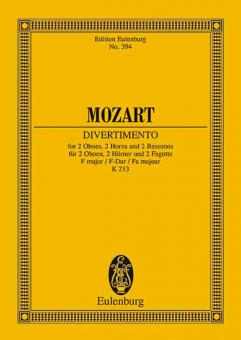 Divertimento No. 8 F Major K.213 Standard