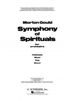 Symphony of Spirituals 