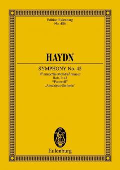 Symphony No. 45 F# Minor Hob. I: 45 Standard